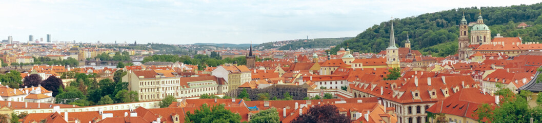 Fototapeta na wymiar view of city of prague czech republic