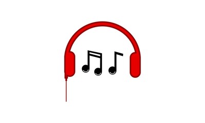 listen musics with earphone logo