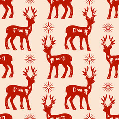 Christmas and Winter Decorative Seamless Pattern