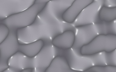 Graphic illustration - liquid pattern dark gray color. Modern abstract background. Design wallpaper. 3D illustration