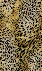 Leopard Pattern. Leopard Print. Leopard Texture. Leopard background. Animal Skin For Textile Print, Wallpaper.Geometric And Ethnic Animal Texture Art Abstract Background. Scarf, Print, Fabric