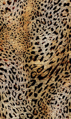 Leopard Pattern. Leopard Print. Leopard Texture. Leopard background. Animal Skin For Textile Print, Wallpaper.Geometric And Ethnic Animal Texture Art Abstract Background. Scarf, Print, Fabric