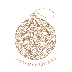 Christmas toys. Hand drawn illustration.