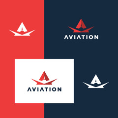Obraz premium inspiration for flight aviation logo design