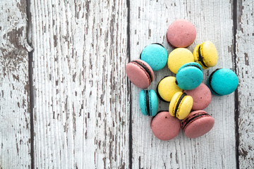A gift, Tasty and colorful macaroon's for special days
