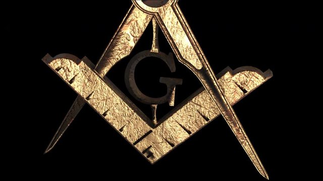 Free Mason - zoom out - Masonic symbols animation