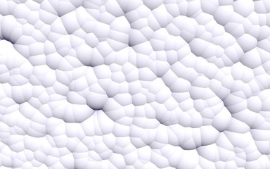 3d rendering picture of white balls. Abstract wallpaper and background. 3D illustration