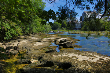 the town of Pont de Poitte