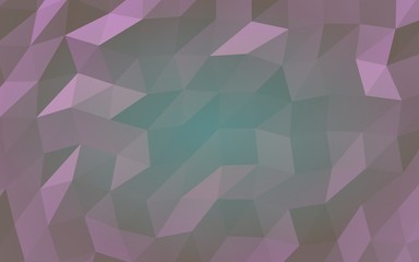 Abstract triangle geometrical violet background. Geometric origami style with gradient. 3D illustration