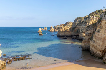 Praia dona ana in Algarve Portugal