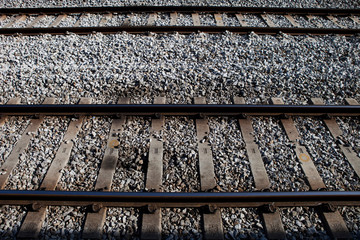 Railroad in Seoul, South Korea.