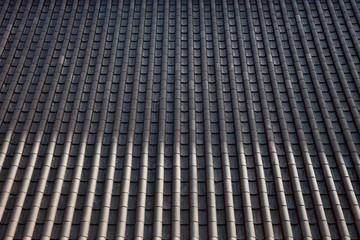 Roof tile. Mangwolsa Temple in Uijeongbu-si, South Korea.
