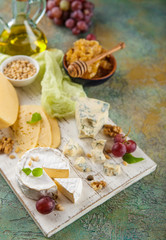 Cheese with nuts