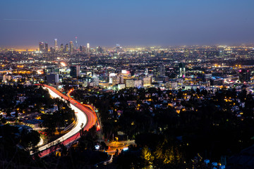 Fototapeta na wymiar Los Angeles Skyline