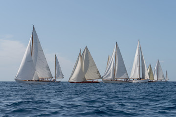 Fototapeta premium Classic yacht regatta
