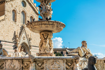 MESSINA, ITALY- January 20, 2019: Messina Cathedral is a Roman Catholic cathedral located in Messina, Italy - obrazy, fototapety, plakaty