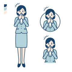 simple suit business woman_Accident