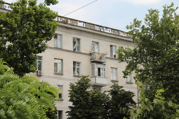 Fototapeta na wymiar building in moldova