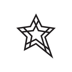 star icon vector flat design