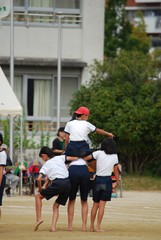 Obraz premium 運動会の子供達