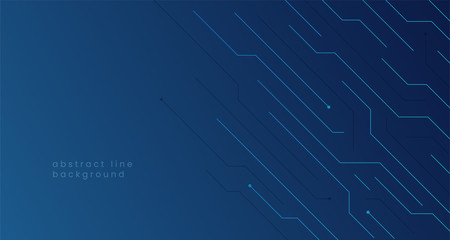diagonal geometric circuit connection line abstract background design for scientific digital futuristic cyberspace concept. simple clean modern vector illustration