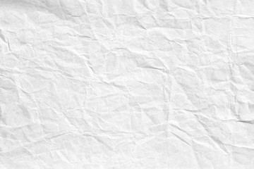 Crumpled white grey paper background texture