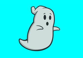 halloween ghost vector