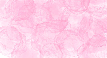 Pink watercolor background for your design, watercolor background concept, vector.