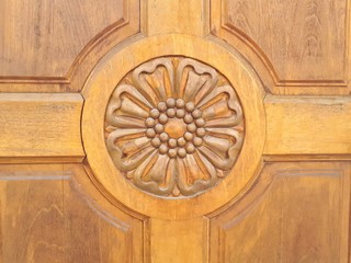 old wooden door