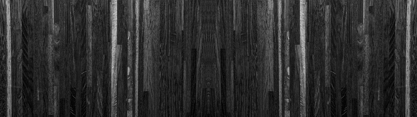 moderne schwarze Holztextur - Holz Hintergrund Panorama