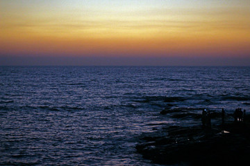 Fototapeta premium sunset over the sea