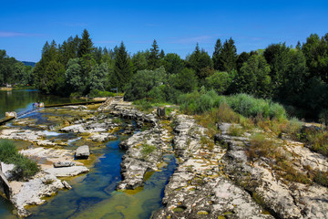 the town of Pont de Poitte