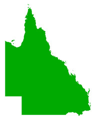 Karte von Queensland