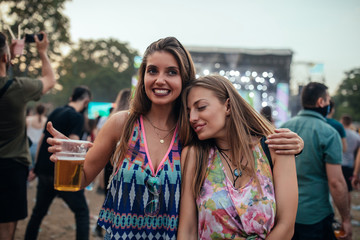 Enjoying the festival