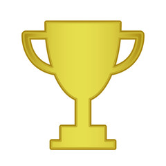 GOLD trophy icon. goldentrophy cup icon vector