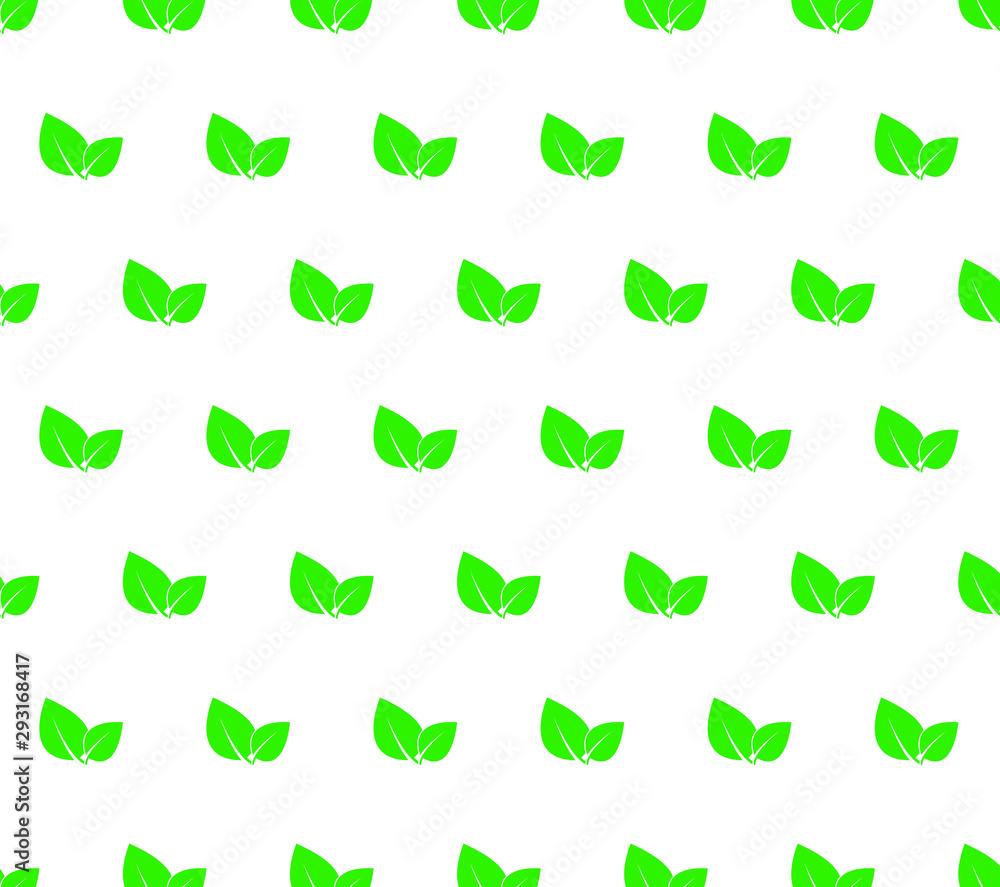 Poster leaf seamless pattern vector. abstract background eco