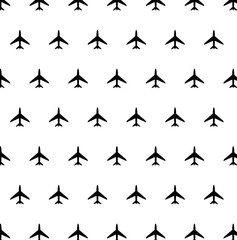 aeroplane background. seamless plane texture, wallpaper