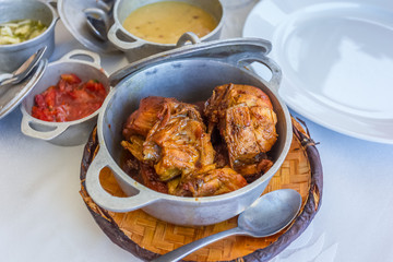 cari poulet, cuisine réunionnaise