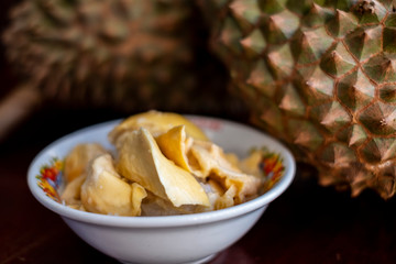 durian sticky rice thailand