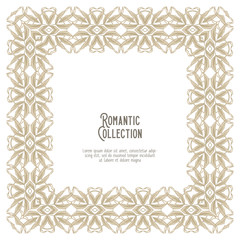 Template for invitation, greeting card banner, gift voucher