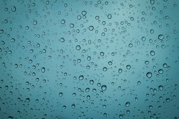 Water drop on the window.