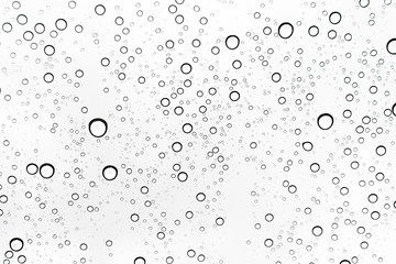 Rain drops on window glasses surface Natural Pattern of raindrops. Natural pattern of raindrops on...