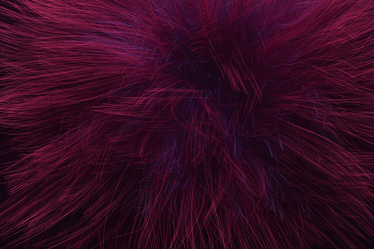 Artistic look abstract of fur, dreamy background. Closeup, 3D rendering & illustration. © BentChang