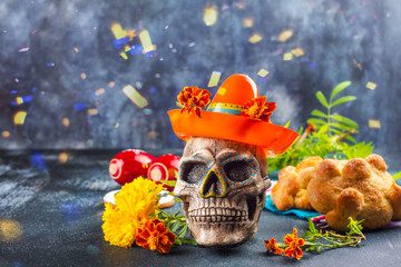 Mexican day of the dead background