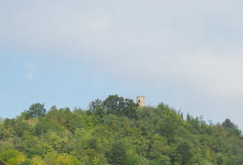 Torion (meaning the Tower) ruins in Vezza D'alba