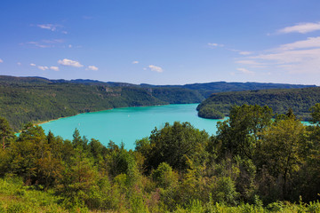 Fototapeta premium lake of Vouglans