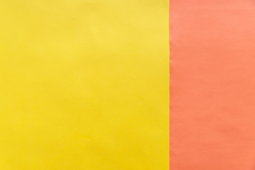Yellow and orange paper background. Abstract background. 1/3 color background ratio.