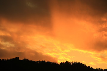 Obraz premium dawn sunset sky