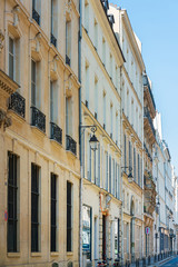 PARIS, FRANCE - MARCH 31, 2019: Street view of Paris city, France.