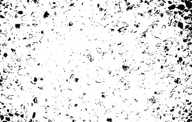 Rough black and white texture vector. Distressed overlay texture. Grunge background. Abstract textured effect. Vector Illustration. Black isolated on white background. EPS10.